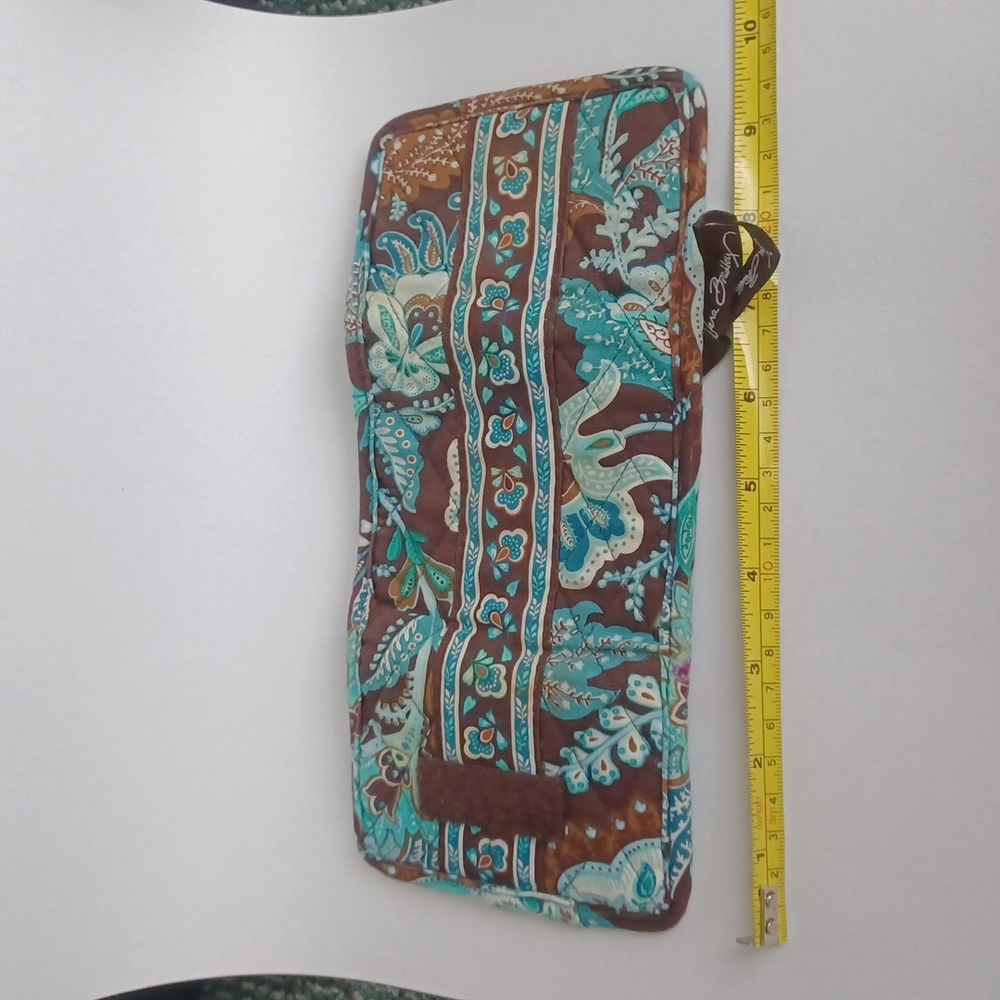 Vera Bradley Java Blue Compact Wallet - Picture 12 of 17